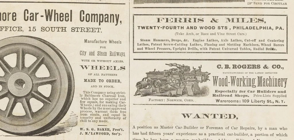 An illustration from National car builder, 1870, leaf 41