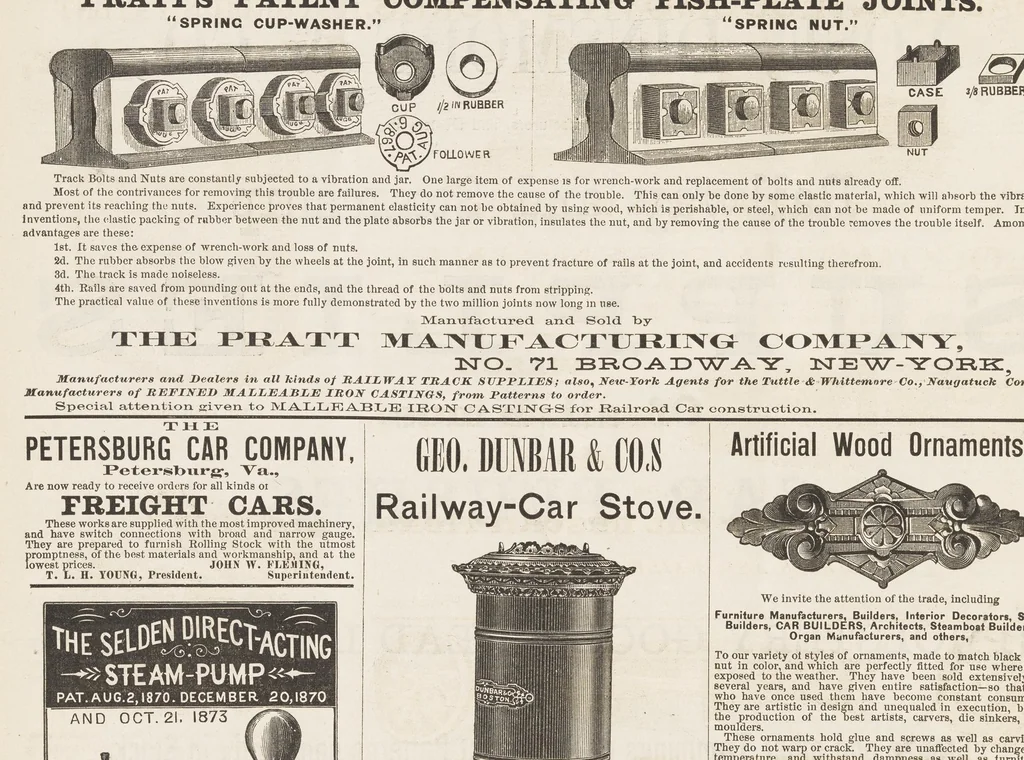 An illustration from National car builder, 1870, leaf 66