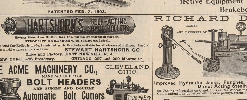 An illustration from National car and locomotive builder, 1886, leaf 215