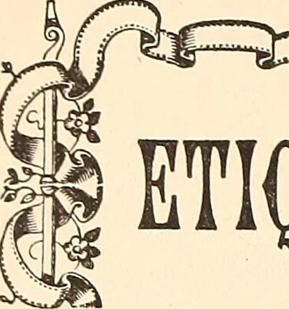 An illustration from The national encyclopædia of business and social forms, embracing the laws of etiquette and good society, 1879, leaf 153