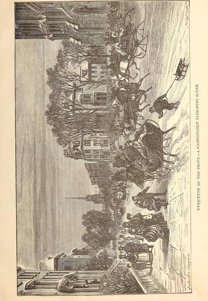 An illustration from The national encyclopædia of business and social forms, embracing the laws of etiquette and good society, 1879, leaf 20