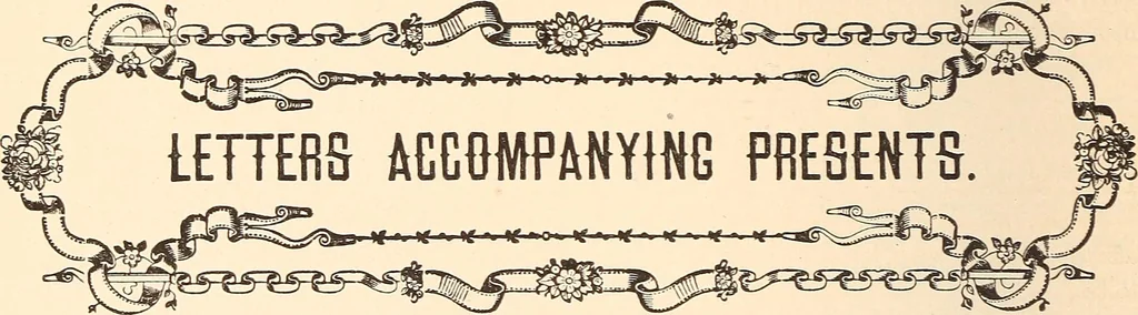 An illustration from The national encyclopædia of business and social forms, embracing the laws of etiquette and good society, 1879, leaf 233