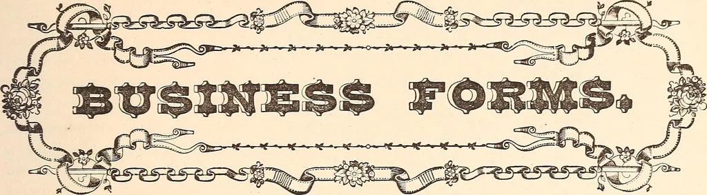 An illustration from The national encyclopædia of business and social forms, embracing the laws of etiquette and good society, 1879, leaf 308