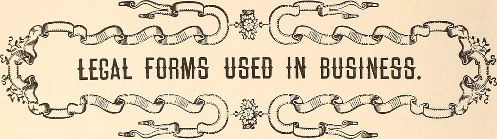 An illustration from The national encyclopædia of business and social forms, embracing the laws of etiquette and good society, 1879, leaf 325