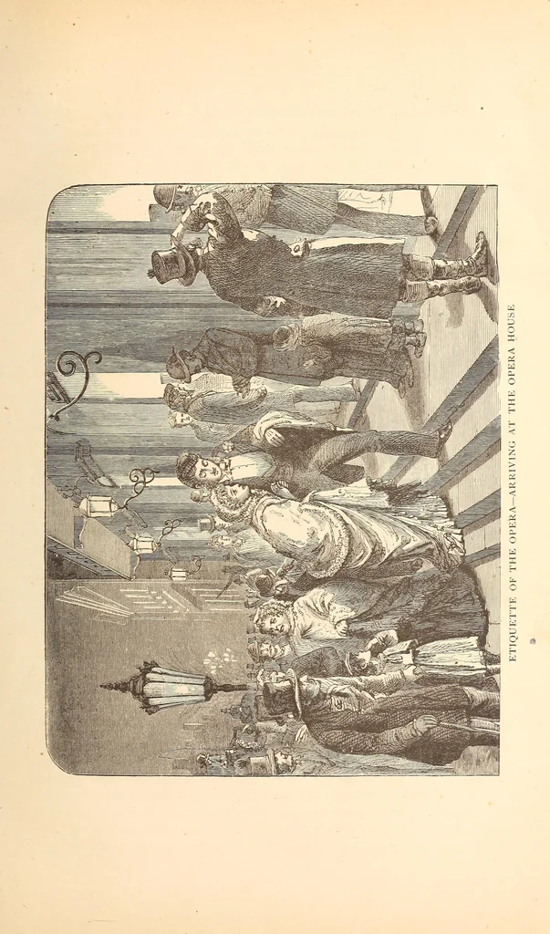 An illustration from The national encyclopædia of business and social forms, embracing the laws of etiquette and good society, 1879, leaf 38