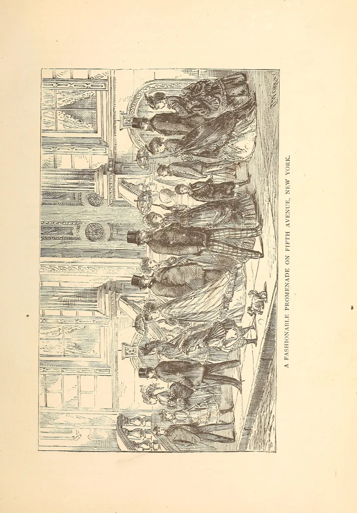 An illustration from The national encyclopædia of business and social forms, embracing the laws of etiquette and good society, 1879, leaf 44