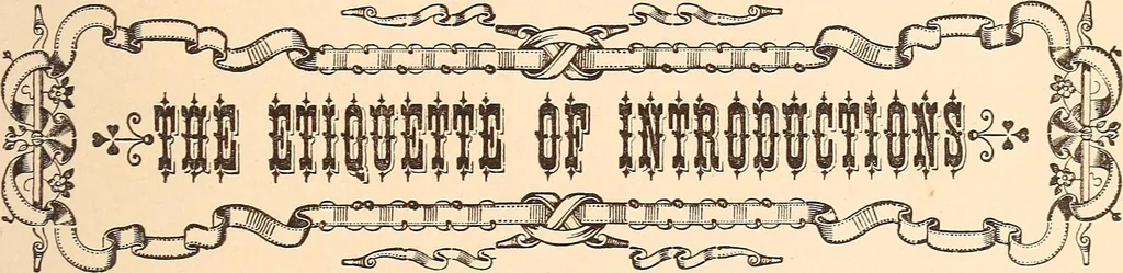 An illustration from The national encyclopædia of business and social forms, embracing the laws of etiquette and good society, 1879, leaf 64