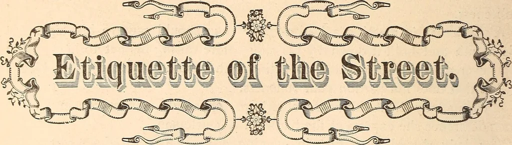 An illustration from The national encyclopædia of business and social forms, embracing the laws of etiquette and good society, 1879, leaf 71