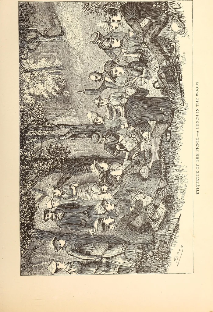 An illustration from The national encyclopædia of business and social forms, embracing the laws of etiquette and good society, 1879, leaf 72