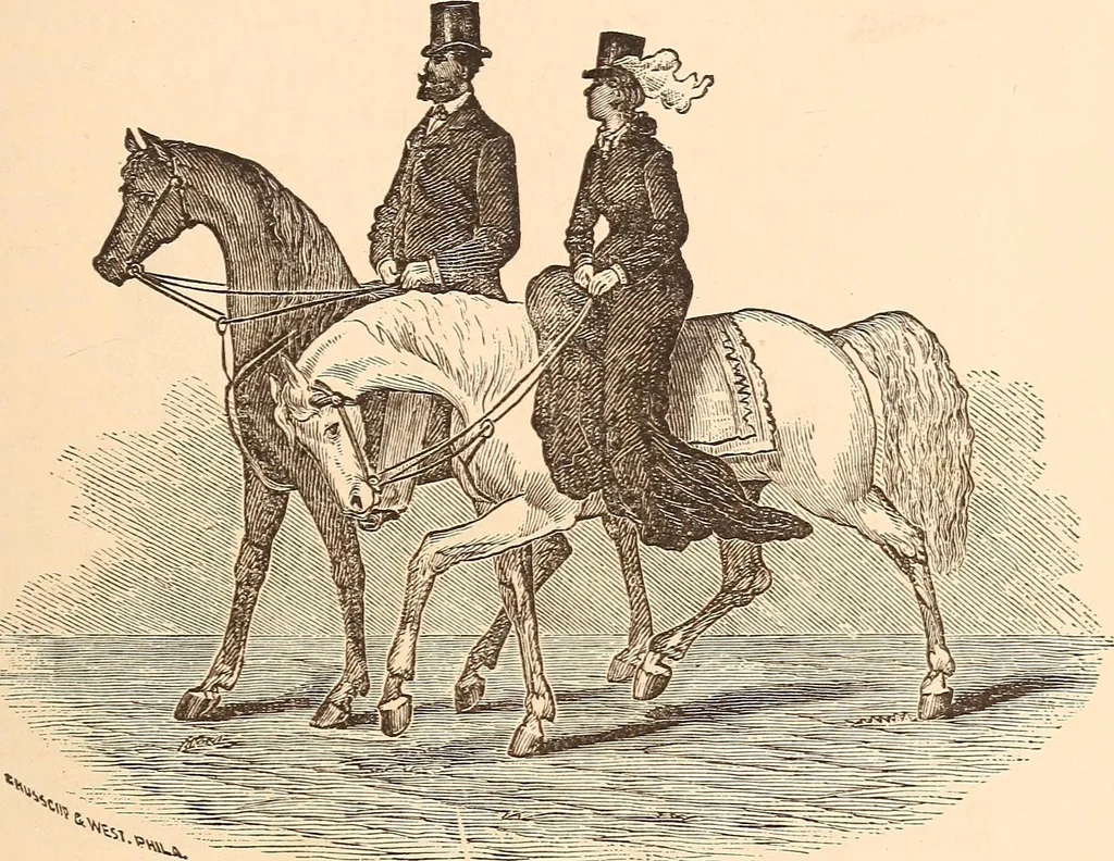 An illustration from The national encyclopædia of business and social forms, embracing the laws of etiquette and good society, 1879, leaf 76