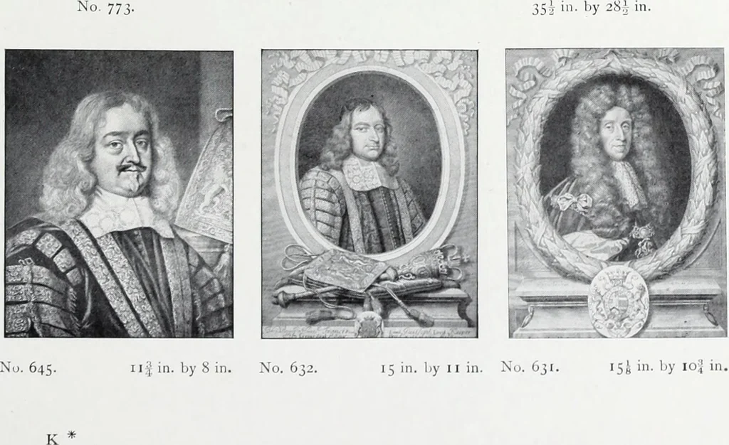 An illustration from The National portrait gallery, 1901, leaf 164