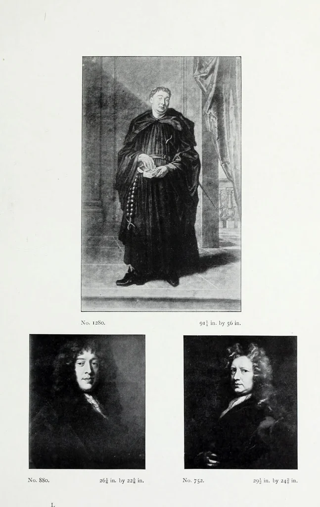 An illustration from The National portrait gallery, 1901, leaf 176