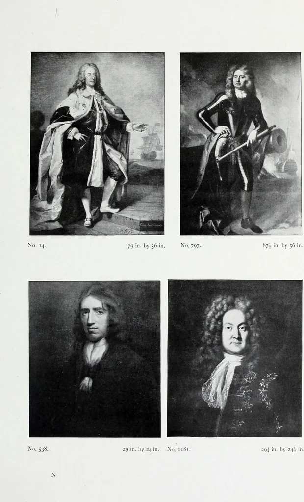 An illustration from The National portrait gallery, 1901, leaf 208