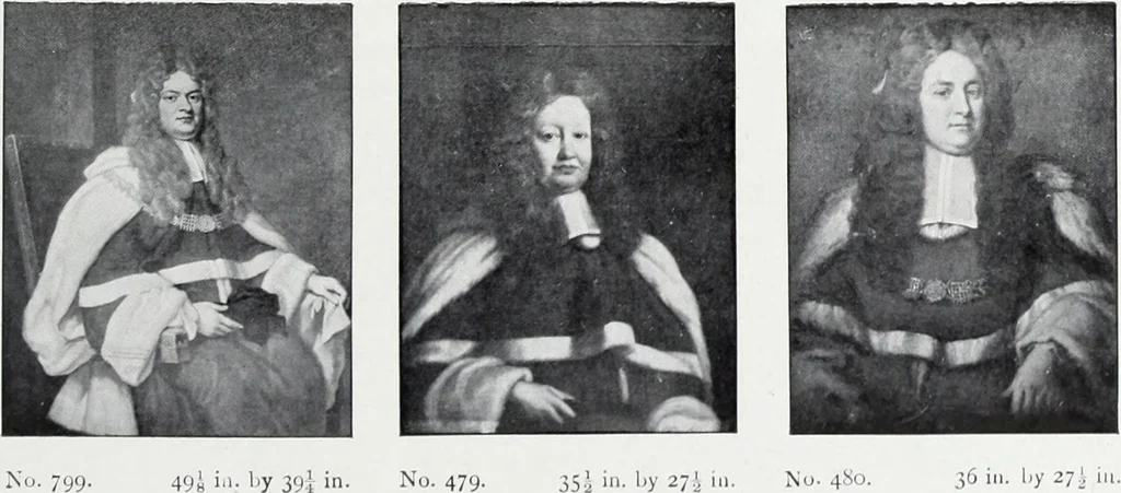 An illustration from The National portrait gallery, 1901, leaf 216