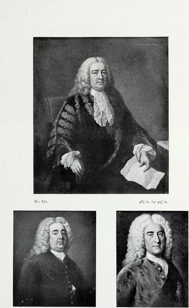 An illustration from The National portrait gallery, 1901, leaf 266