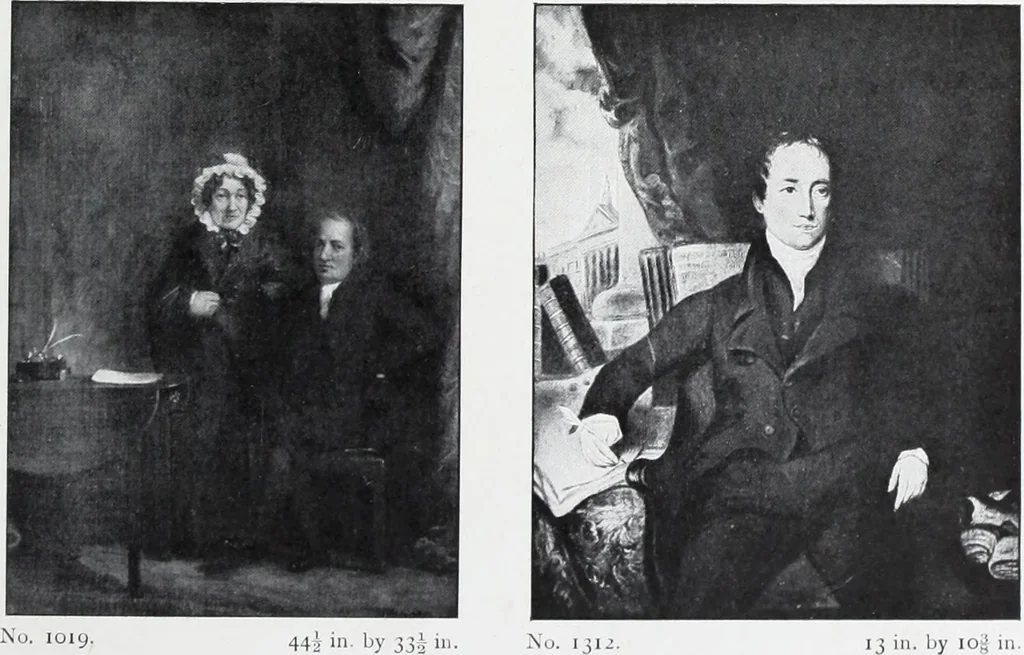 An illustration from The National portrait gallery, 1901, leaf 168