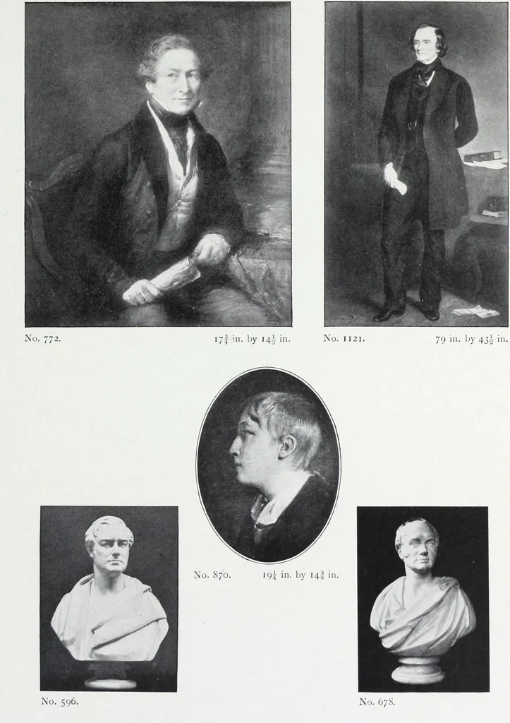 An illustration from The National portrait gallery, 1901, leaf 210