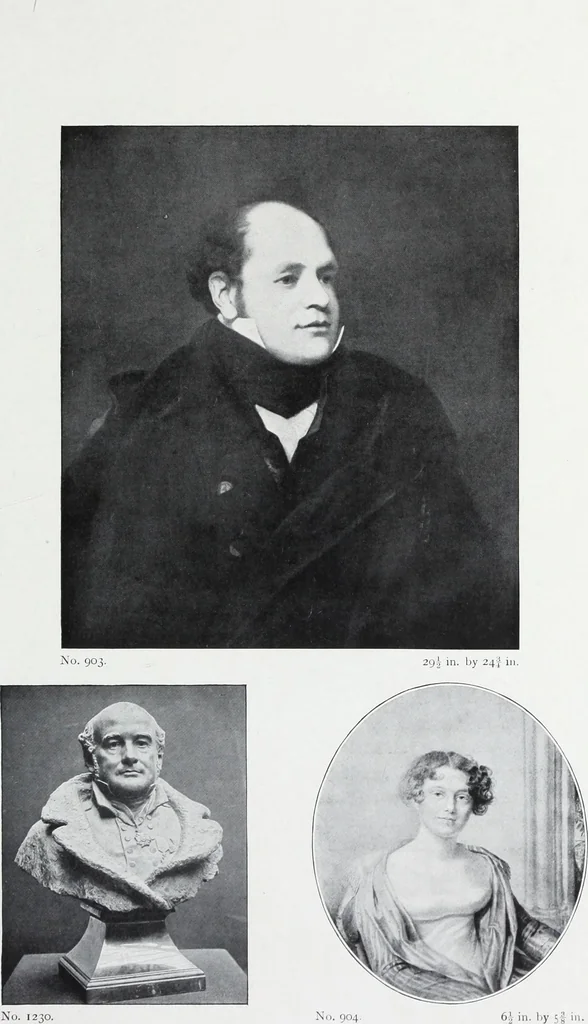 An illustration from The National portrait gallery, 1901, leaf 246