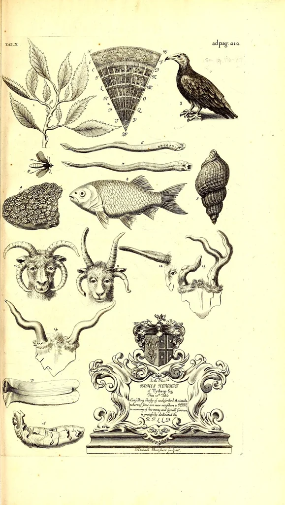 An illustration from The natural history of Oxford-shire : being an essay toward the natural history of England, 1677, leaf 257
