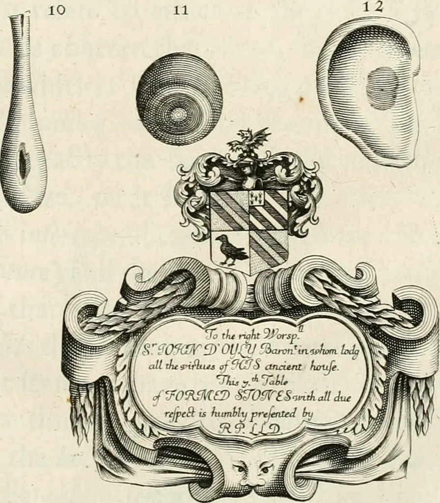 An illustration from The natural history of Oxford-shire : being an essay toward the natural history of England, 1677, leaf 164