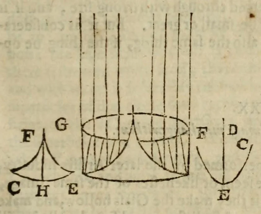An illustration from Natural magick, 1658, leaf 393