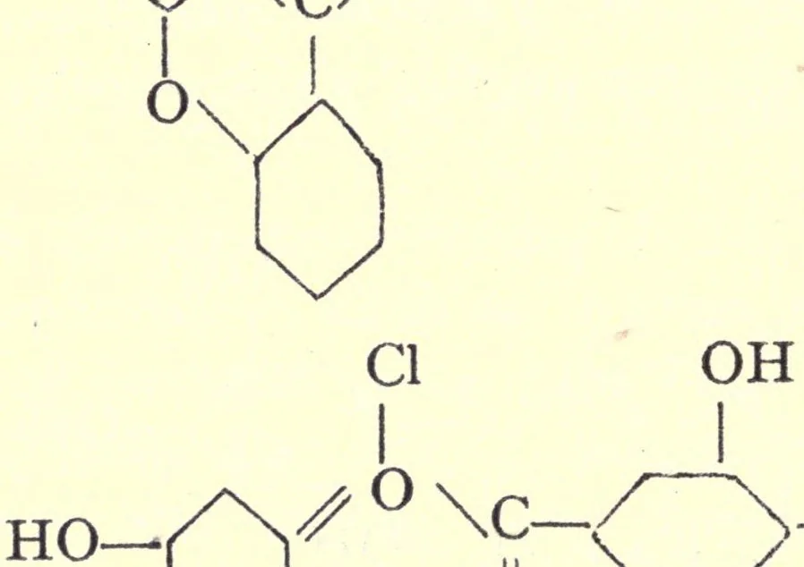 An illustration from The natural organic colouring matters, 1918, leaf 366