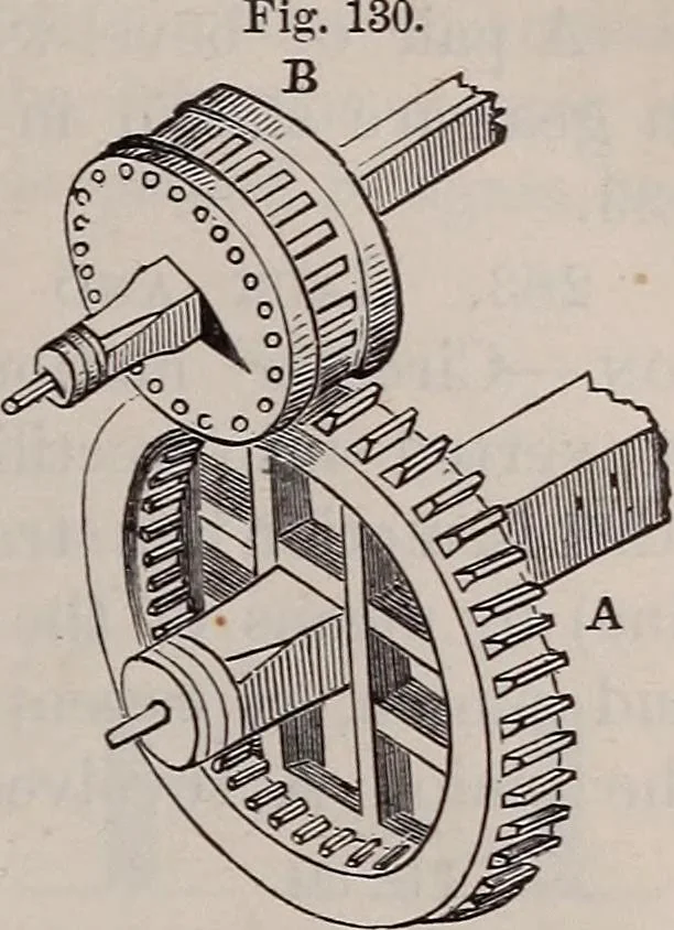 An illustration from A natural philosophy : embracing the most recent discoveries in the various branches of physics, and exhibiting the application of scientific principles in everyday life .., 1899, leaf 128