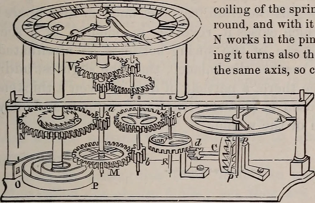 An illustration from A natural philosophy : embracing the most recent discoveries in the various branches of physics, and exhibiting the application of scientific principles in everyday life .., 1899, leaf 134