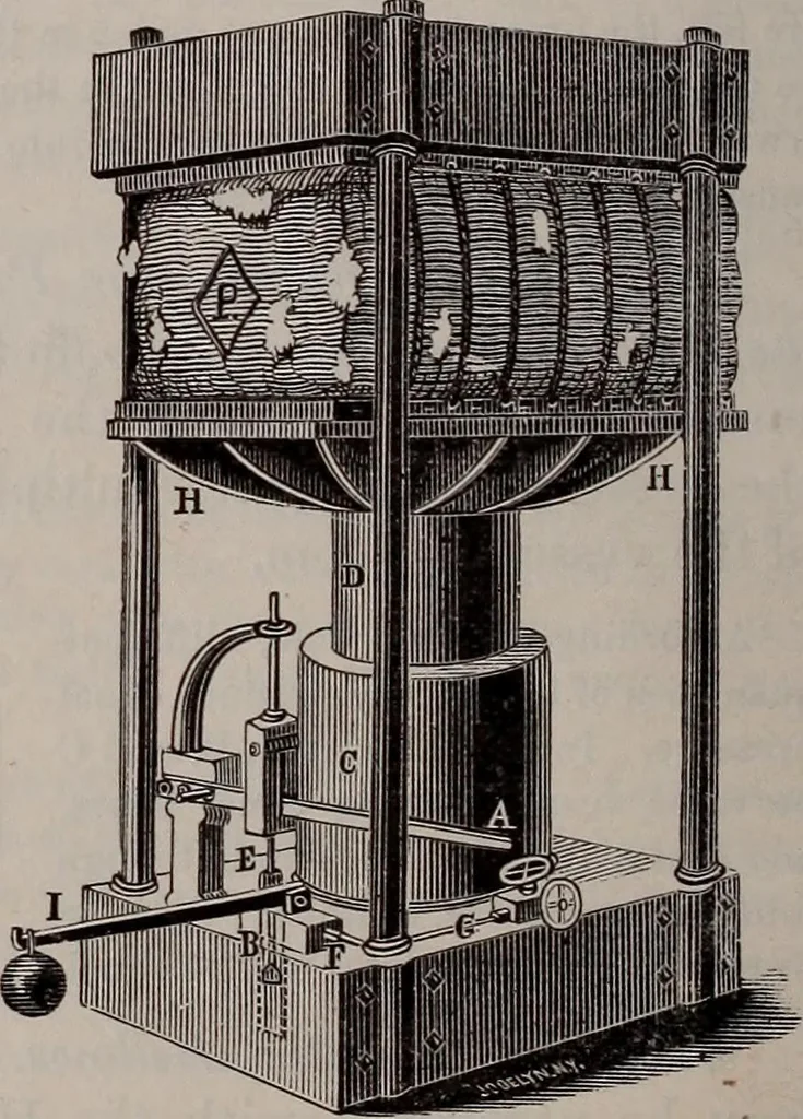 An illustration from A natural philosophy : embracing the most recent discoveries in the various branches of physics, and exhibiting the application of scientific principles in everyday life .., 1899, leaf 143