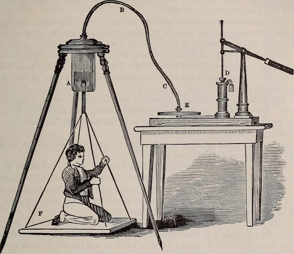 An illustration from A natural philosophy : embracing the most recent discoveries in the various branches of physics, and exhibiting the application of scientific principles in everyday life .., 1899, leaf 188