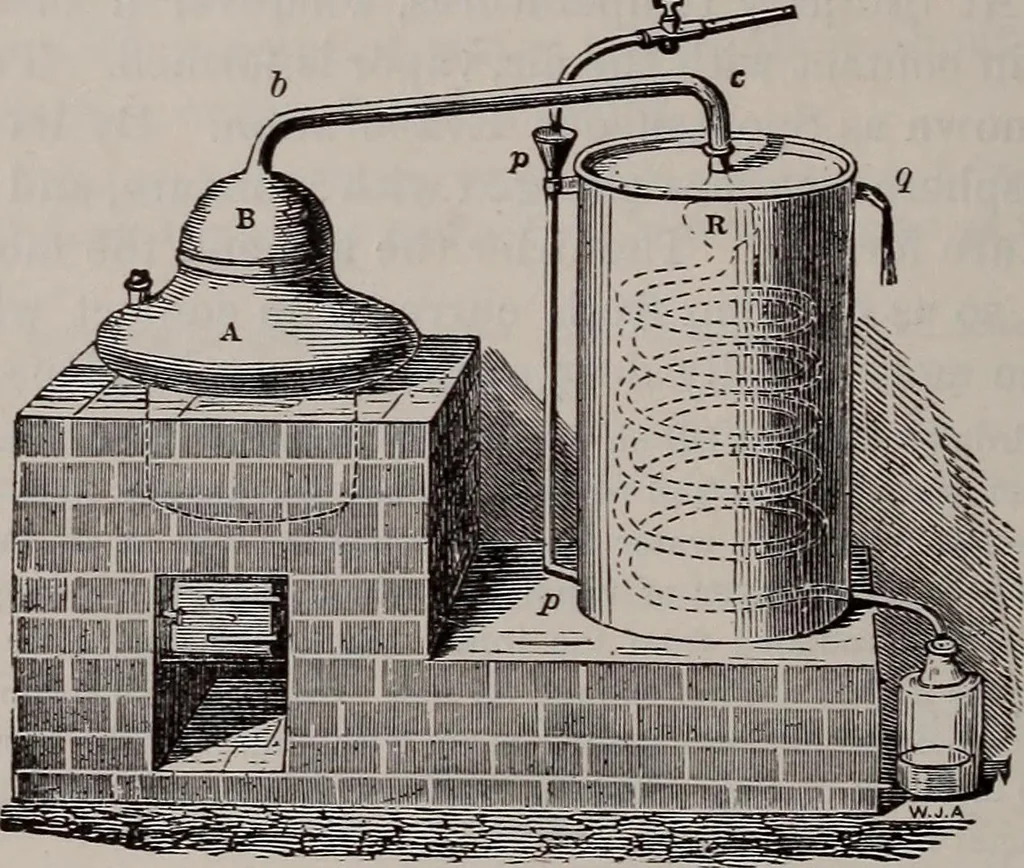 An illustration from A natural philosophy : embracing the most recent discoveries in the various branches of physics, and exhibiting the application of scientific principles in everyday life .., 1899, leaf 217
