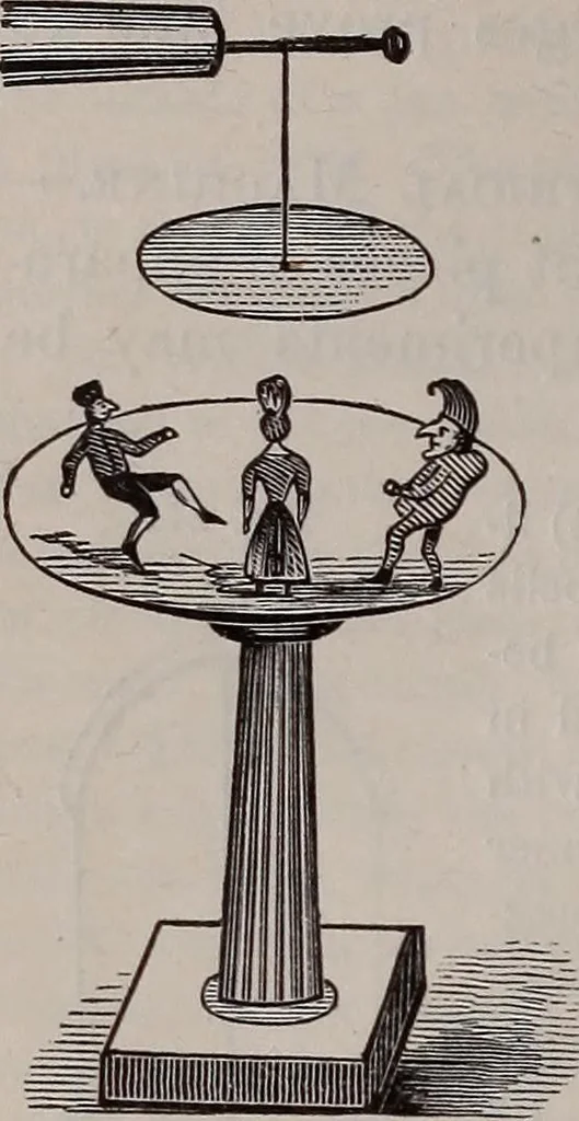 An illustration from A natural philosophy : embracing the most recent discoveries in the various branches of physics, and exhibiting the application of scientific principles in everyday life .., 1899, leaf 307