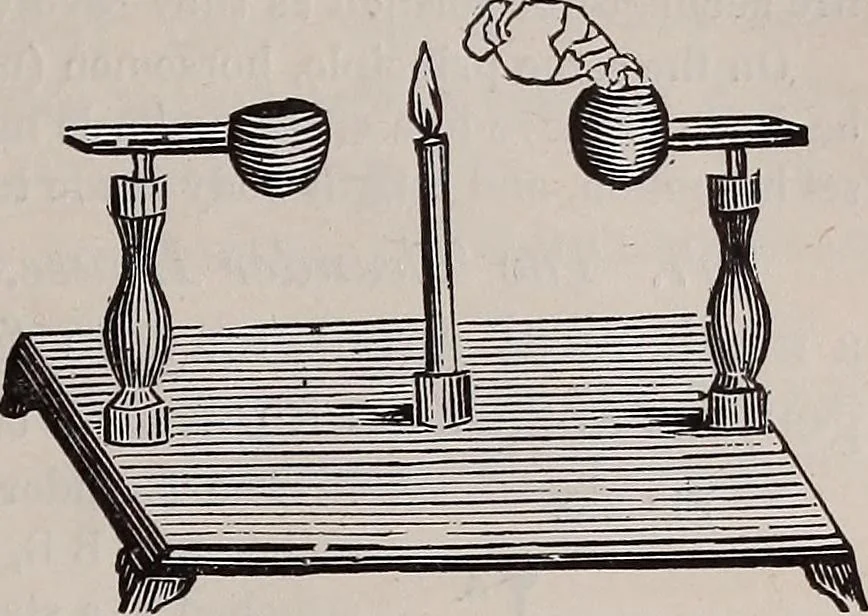 An illustration from A natural philosophy : embracing the most recent discoveries in the various branches of physics, and exhibiting the application of scientific principles in everyday life .., 1899, leaf 310