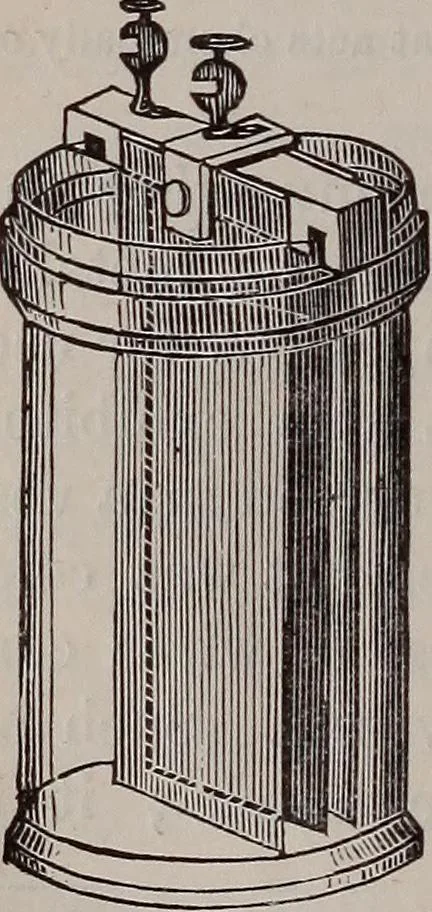 An illustration from A natural philosophy : embracing the most recent discoveries in the various branches of physics, and exhibiting the application of scientific principles in everyday life .., 1899, leaf 325