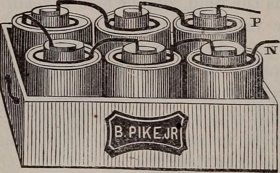 An illustration from A natural philosophy : embracing the most recent discoveries in the various branches of physics, and exhibiting the application of scientific principles in everyday life .., 1899, leaf 327