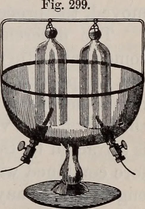 An illustration from A natural philosophy : embracing the most recent discoveries in the various branches of physics, and exhibiting the application of scientific principles in everyday life .., 1899, leaf 330