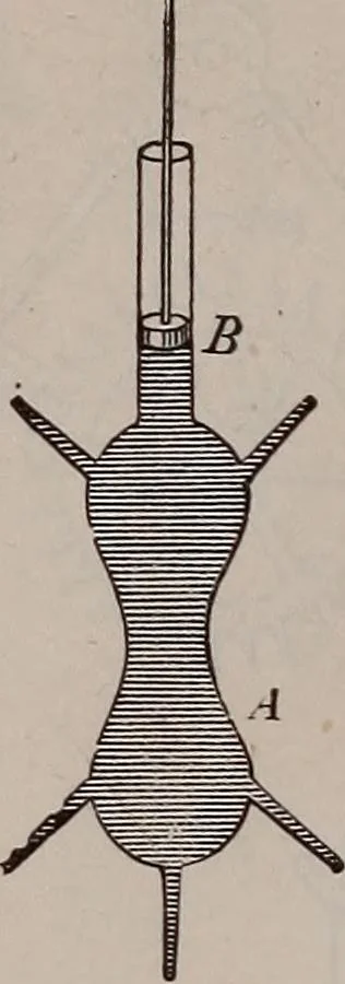An illustration from A natural philosophy : embracing the most recent discoveries in the various branches of physics, and exhibiting the application of scientific principles in everyday life .., 1899, leaf 423