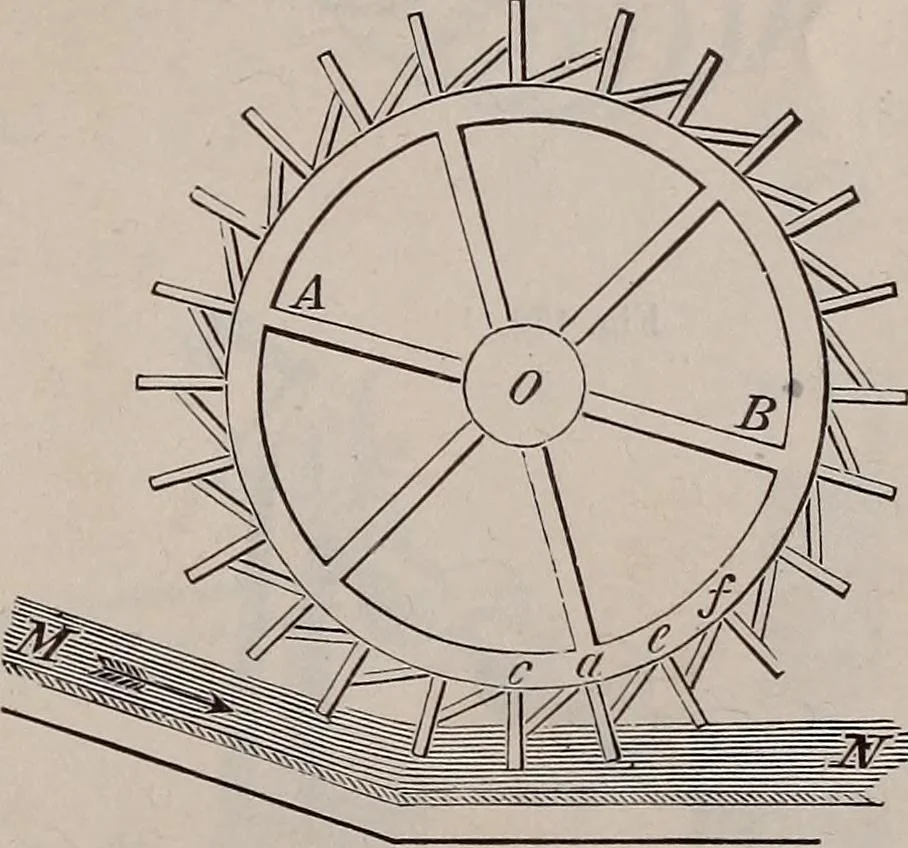 An illustration from A natural philosophy : embracing the most recent discoveries in the various branches of physics, and exhibiting the application of scientific principles in everyday life .., 1899, leaf 424