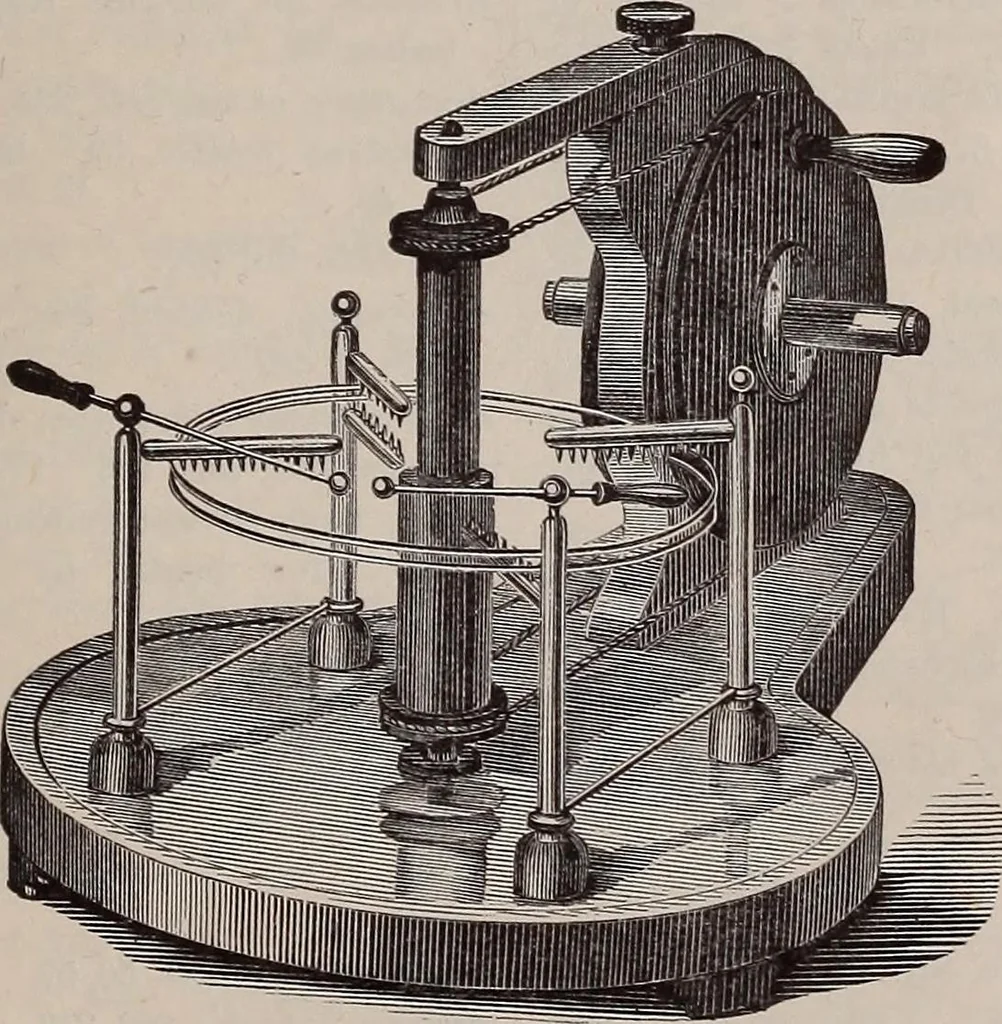 An illustration from A natural philosophy : embracing the most recent discoveries in the various branches of physics, and exhibiting the application of scientific principles in everyday life .., 1899, leaf 444