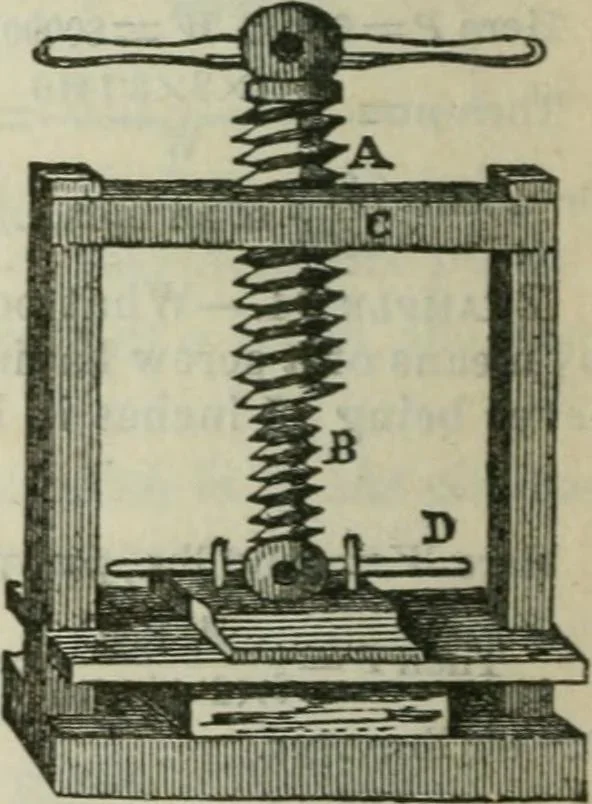An illustration from Natural philosophy. including statics, hydrostatics, pneumatics, dynamics, hydrodynamics, the general theory of undulations, the science of sound, the mechanical theory of music, etc. : designed for the use of normal and grammar schools, and the higher classes in common schools, 1861, leaf 47