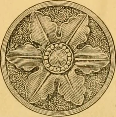 An illustration from Natural wood ornaments : for furniture manufacturers, architects, builders, interior decorators, stair builders, car builders, organ manufacturers, steamboat builders, etc., etc., 1883, leaf 10
