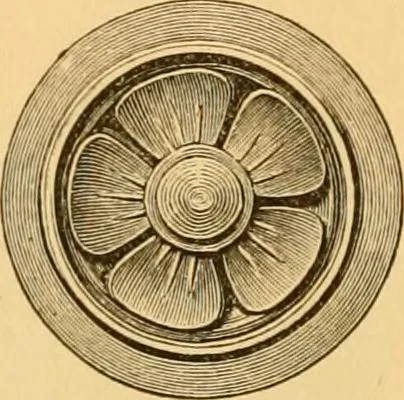 An illustration from Natural wood ornaments : for furniture manufacturers, architects, builders, interior decorators, stair builders, car builders, organ manufacturers, steamboat builders, etc., etc., 1883, leaf 11