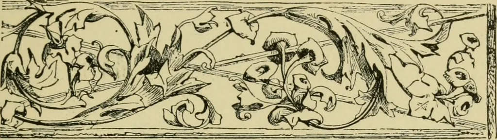 An illustration from Nature in ornament; an enquiry into the natural element in ornamental design & a survey of the ornamental treatment of natural forms, 1902, leaf 100