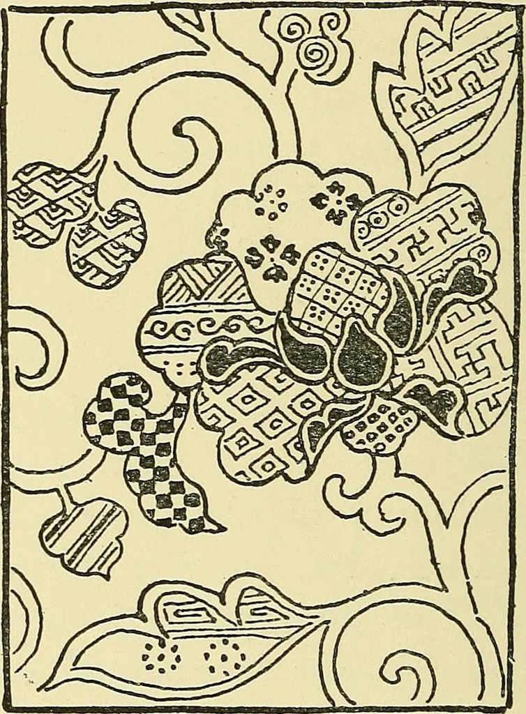 An illustration from Nature in ornament; an enquiry into the natural element in ornamental design & a survey of the ornamental treatment of natural forms, 1902, leaf 177