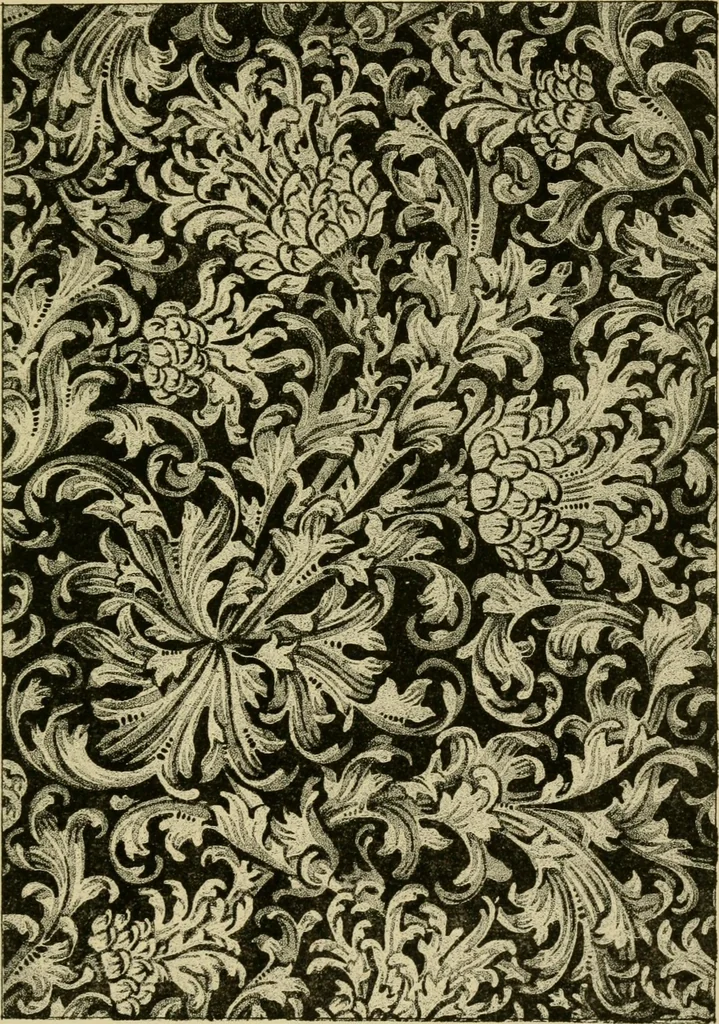 An illustration from Nature in ornament; an enquiry into the natural element in ornamental design & a survey of the ornamental treatment of natural forms, 1902, leaf 186
