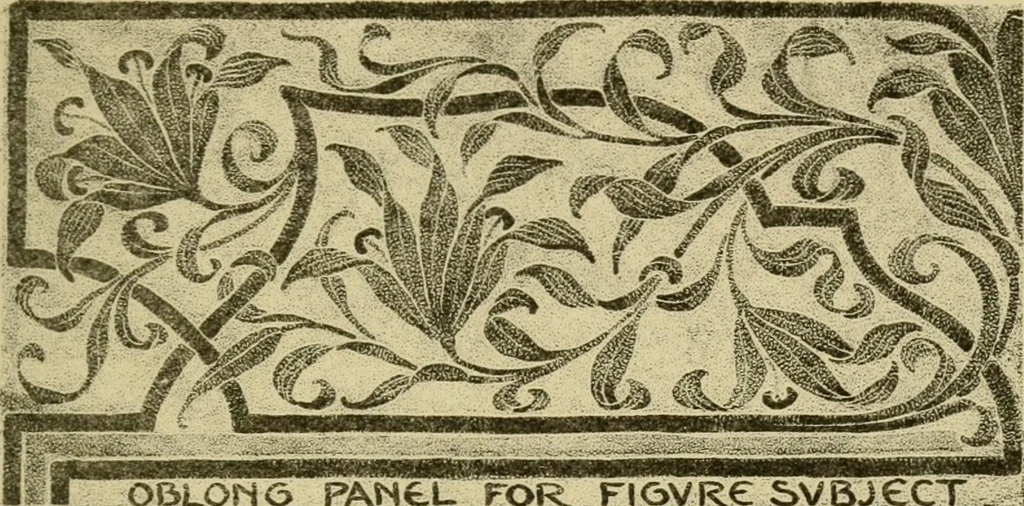 An illustration from Nature in ornament; an enquiry into the natural element in ornamental design & a survey of the ornamental treatment of natural forms, 1902, leaf 190