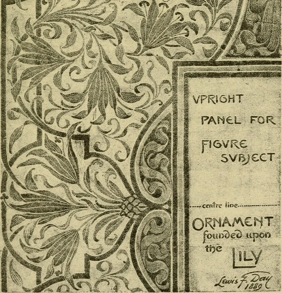 An illustration from Nature in ornament; an enquiry into the natural element in ornamental design & a survey of the ornamental treatment of natural forms, 1902, leaf 190