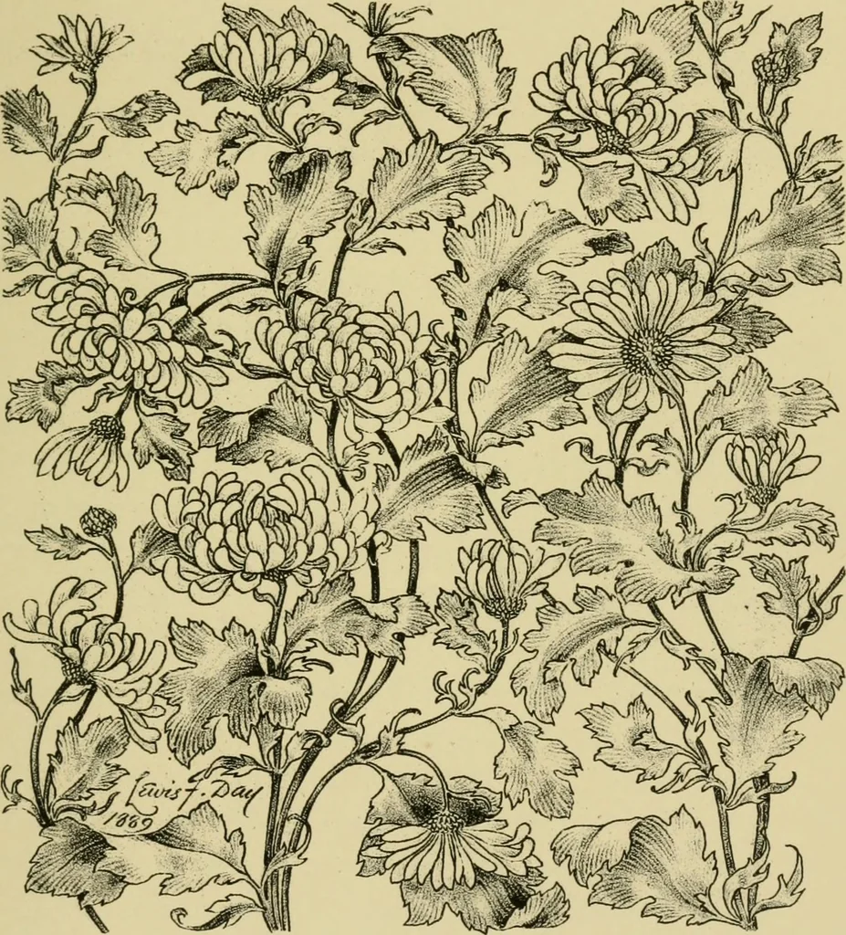 An illustration from Nature in ornament; an enquiry into the natural element in ornamental design & a survey of the ornamental treatment of natural forms, 1902, leaf 194
