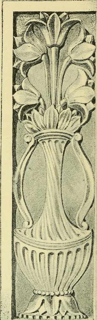 An illustration from Nature in ornament; an enquiry into the natural element in ornamental design & a survey of the ornamental treatment of natural forms, 1902, leaf 205