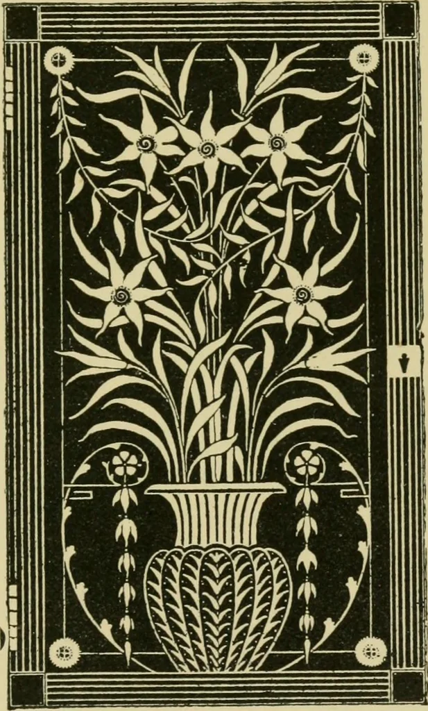 An illustration from Nature in ornament; an enquiry into the natural element in ornamental design & a survey of the ornamental treatment of natural forms, 1902, leaf 208